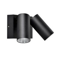 D/ADJ Pillar LED Matt Blk P/Coated Aluminium 3K / 4K/ 5.5K (2 x 850 Lm) IP65 16W w/sensor