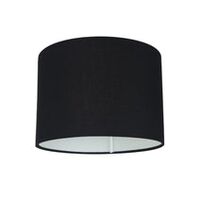 DIY Lampshade White Fabric DRUM OD320mm