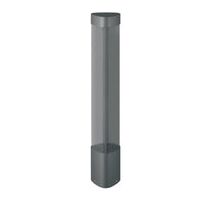 BOLLARD 7W HOOP Grey 3K IP54 H800mm 211 Lm