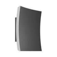 WALL S/M 13W LED TRI 1111Lm IP65 Curved Square Wh