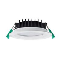 D/L FIXED DIMM 10W RND WH Tri IP44 90mm 850 Lm