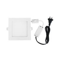 D/L LED DIMM SLIM WH SQ TRI 3K/4K/5K 720 LM 9W 130MM IP40