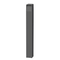 BOLLARD 13W SQ Dark Grey Tri CCT 3/4/6.5K 214/236 /211Lm IP65 H800mm