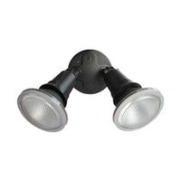 SECURITY D/ADJ ES Blk 5K IP44 incl 10W PAR30 w/sensor