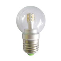 GLOBE LED SBC F/RND 4W 3000K CLR 260 Lm