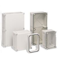 PM encl. IP65, 270x180x165, Transparent lid
