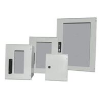 PU encl. IP66, 600x400x230, Window door, 3pt lck