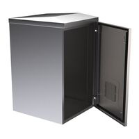 CERTECH 18RU 600mm Deep Stainless Steel Outdoor Wall Mount Cabinet, IP45 Rated