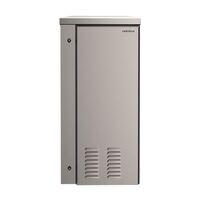 CERTECH 24RU 400mm Deep Stainless Steel Outdoor Wall Mount Cabinet, IP45 Rated