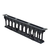 CERTECH 1RU High Density Cable Management Bar w/ Cover