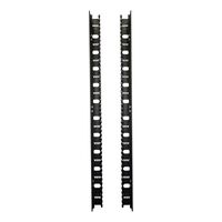CERTECH 45RU 100mm Deep Vertical Cable Duct w/ Hinged Cover, 2pc Set