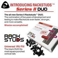 Rackstuds 50pc Pack, Duo 1RU Mounting Solution
