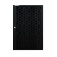 CERTECH Perforated Steel Door for 18RU Wall Mount Racks, w/ Small Round Lock
