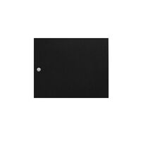 CERTECH Solid Steel Door for 9RU Wall Mount Racks, w/ Small Round Lock