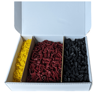 Rackstuds 400pc Pack, Maroon Studs