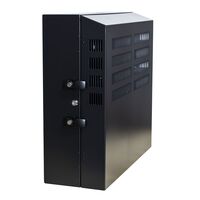 CERTECH Vertical Wall Mount Cabinet 2RU Horizontal, 4RU Vertical, Short Model