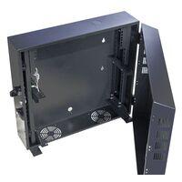 CERTECH Vertical Wall Mount Cabinet 2RU Horizontal, 4RU Vertical, Short Model