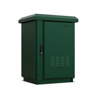 CERTECH 18RU 600mm Deep Outdoor Freestanding Cabinet. IP45 Rated, Forest Green **Made to Order**
