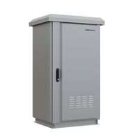 CERTECH 24RU 600mm Deep Outdoor Freestanding Cabinet. IP45 Rated, Grey