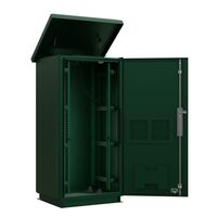 CERTECH 27RU 600mm Deep Outdoor Freestanding Cabinet. IP45 Rated, Forest Green **Made to Order**