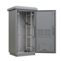 CERTECH 27RU 600mm Deep Outdoor Freestanding Cabinet. IP45 Rated, Grey