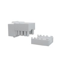 Cat6 RJ-45 UTP Keystone Jack. White, 90 degrees