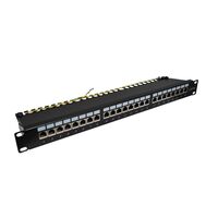 CERTECH 24 Port 19" Cat6A Shielded Patch Panel