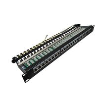 CERTECH 24 Port 19" Cat6A Shielded Patch Panel