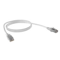 CERTECH Cat6A 26AWG S/FTP 10G RJ45 Patch Lead, White LSZH Jacket, 1m