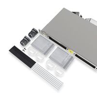 1RU Sliding Fibre Enclosure. Inc: 2 x 24F Splice Trays, Cable Ties, Hook & Loop, Routing Rings, Cable Glands & 48 x Splice Protectors