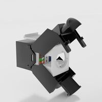 Cat6A RJ45 UTP Tool-less Keystone Jack. 24pc Pack