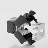 Cat6A RJ45 UTP Tool-less Keystone Jack. 24pc Pack