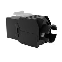 Cat6A RJ-45 UTP Tool-less Keystone Jack, w/ Dust-Prevention Shutter, 24pc Pack