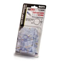 Platinum Tools ezEX48 RJ45 CAT6A Connectors, 50pc Clamshell