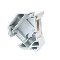 DIN Mount RJ45 Socket. Includes 1 x Cat6A STP Keystone Jack w/ Dust Shutter