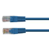 CERTECH Cat6 24AWG U/UTP RJ45 Patch Lead, 25m, Blue PVC Jacket