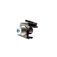 F-F Keystone Connector - Black