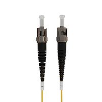 ST-ST OS2 (G657A1) Duplex Fibre Lead, Yellow LSZH Jacket - 5m