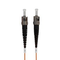ST-ST OM1 Duplex Fibre Lead, Orange LSZH Jacket - 1m