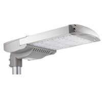 165W Zorro LED area/street light with adjustable connection to enable horizontal & vertical mounting, fits 60mm OD round pole