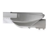 135W Zorro LED area/street light with adjustable connection to enable horizontal & vertical mounting, fits 60mm OD round pole