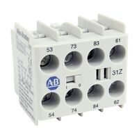 Allen-Bradley 100K Auxiliary Contact with 3NO and 1NC Contacts Front Mount for 100K and 700K