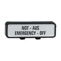 Allen-Bradley 140MT Legend Plate Emergency Off