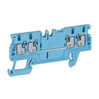 Allen-Bradley 1492-P Push-in Terminal 1.5mm 1 Level 4 Conductor Entries Blue