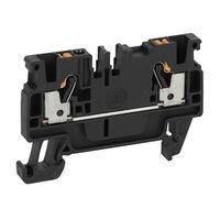 Allen-Bradley 1492-P Push-in Terminal 1.5mm 1 Level 4 Conductor Entries Black