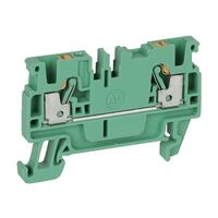 Allen-Bradley 1492-P Push-in Terminal 2.5mm 1 Level 2 Conductor Entries Green