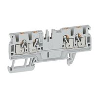 Allen-Bradley 1492-P Push-in Terminal 2.5mm 1 Level 4 Conductor Entries Grey