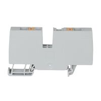 Allen-Bradley 1492-P Push-in Terminal Distribution Block 6mm 1 Level 2 Conductor Entries Grey