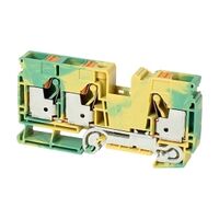 Allen-Bradley 1492-P Push-in Earth Terminal 16mm 1 Level 3 Conductor Entries Green Yellow