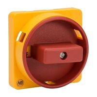 Allen-Bradley 194E Actuator, Type N, Red/Yellow 48 x 48mm Frame, OFF ON